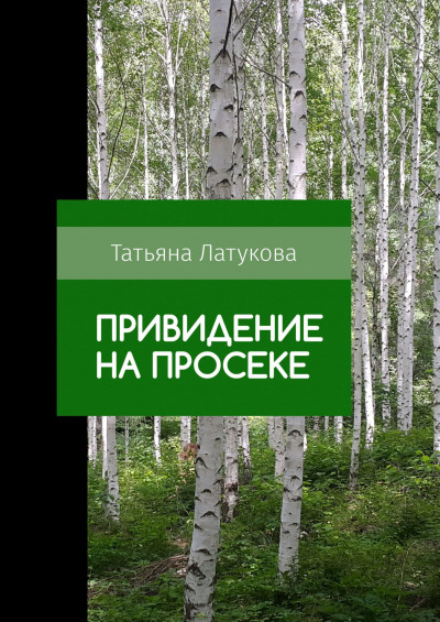 Детектив «Привидение на просеке». Обложка книги